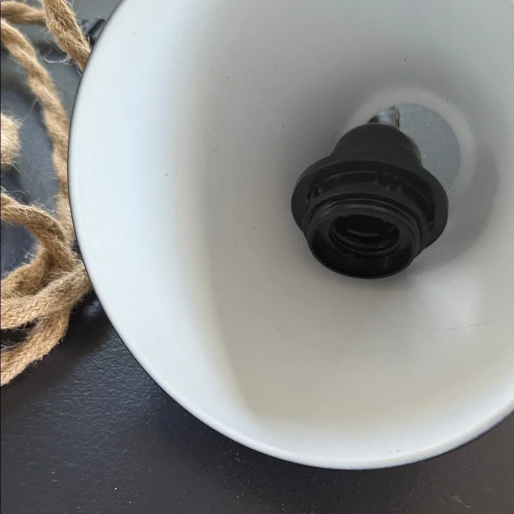 Rustic Rope Pendant Light - Picture 2 of 4